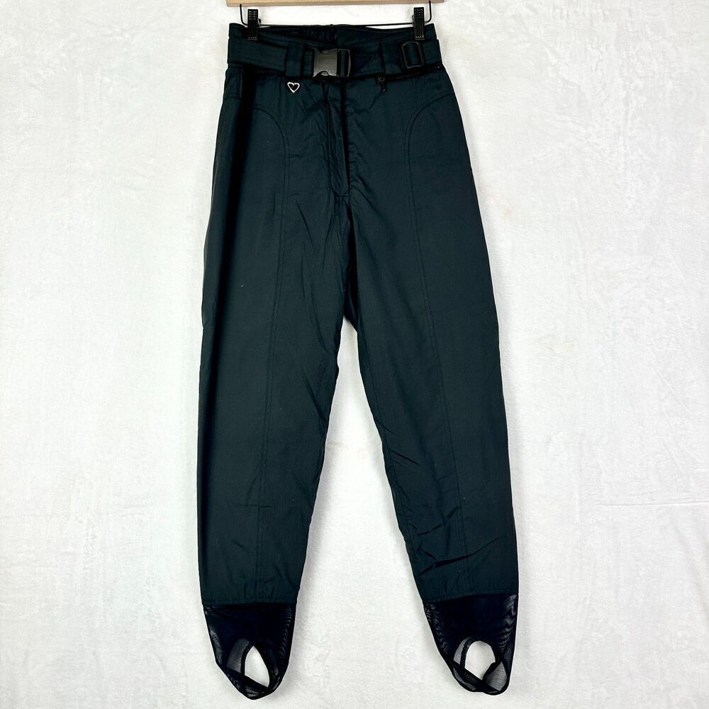 Obermeyer Womens Stiletto Insulated Stirrup Snow Ski Pants Size 6 Black